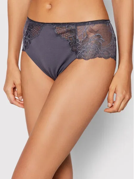 Triumph Класически дамски бикини Wild Peony Florale Maxi сив