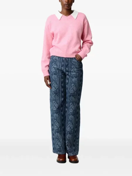 Gulerat pulover Claudie Pierlot roz