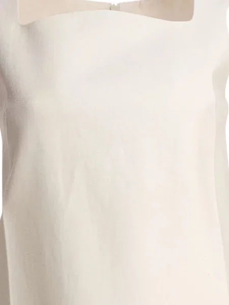 Rochie fără mâneci Sandbeige fără mâneci de costum