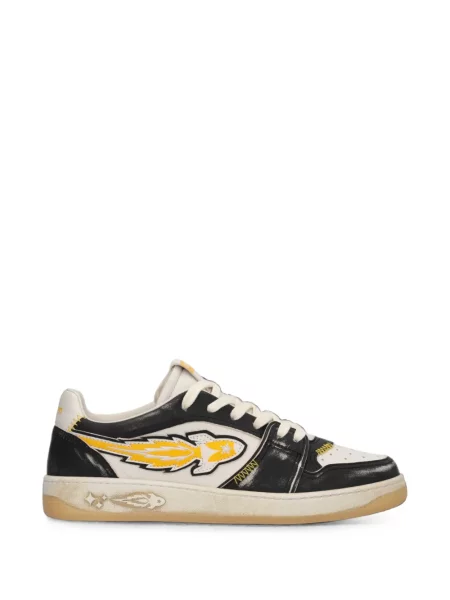 Sneakerși Enterprise Japan zdrențuiți alb