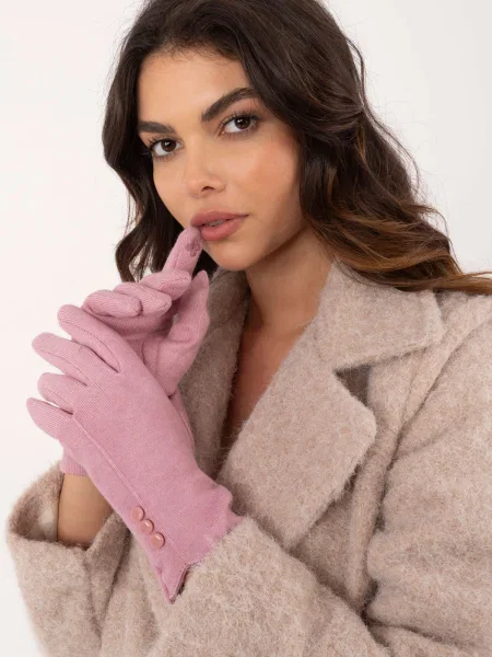 Mănuși Fashionhunters roz