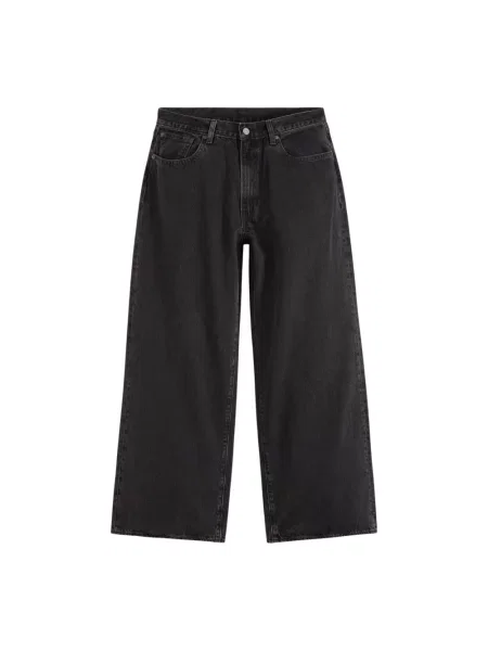 Szerokie jeansy Levi's czarne