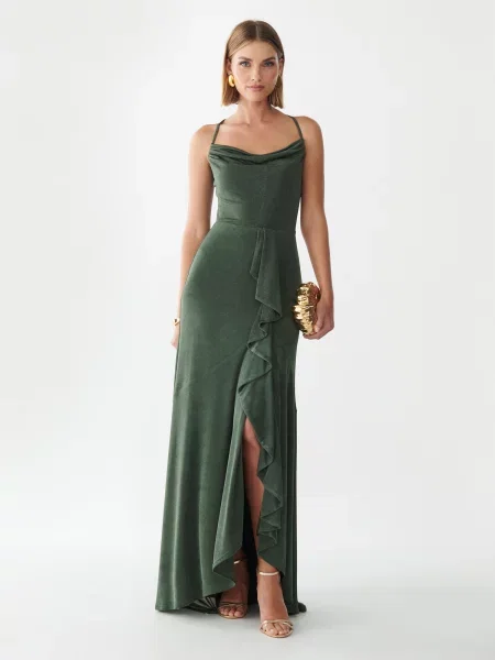 BWLDR Rochie de seară MILA' verde