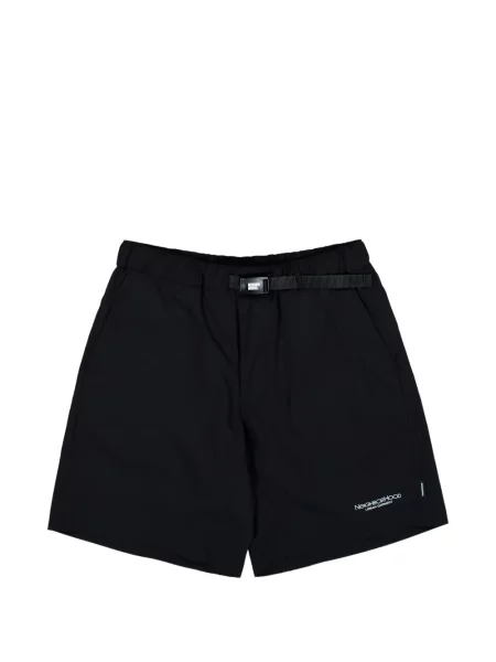Pantaloni scurți Neighborhood cu imagine negru