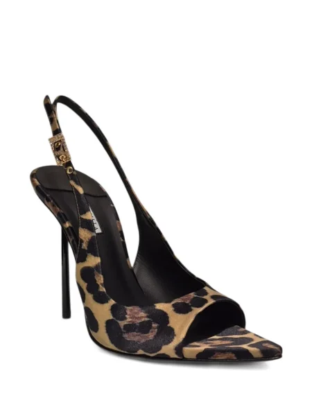 Sandale Le Silla cu imagine cu model leopard maro