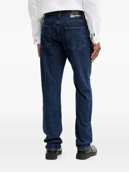 Traperice Karl Lagerfeld Jeans s autogramom plava