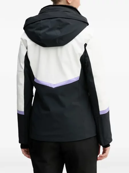 Jeździć na nartach kurtka narciarska Descente z kapturem czarna