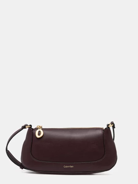 Torebka Calvin Klein bordowa