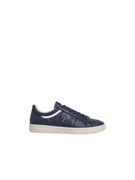 Sneakersy Hackett skórzane niebieskie