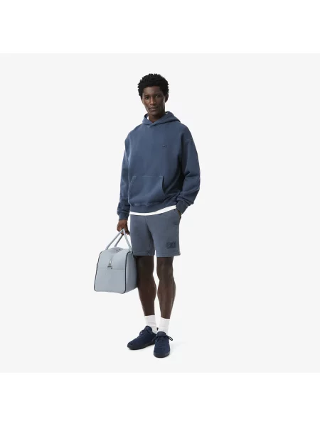 Lacoste Szorty Regular Fit granatowe