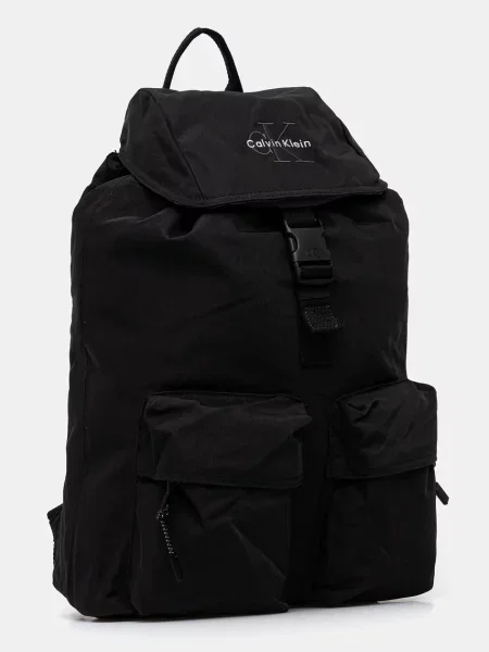 Calvin Klein plecak duży gładki czarny