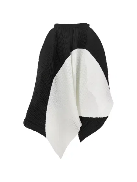 Fusta plisata Entire Studios negru