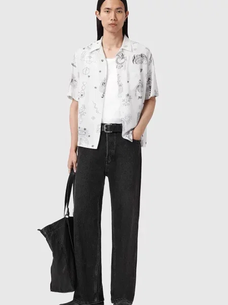 Сорочка з додаванням льону AllSaints TERRA