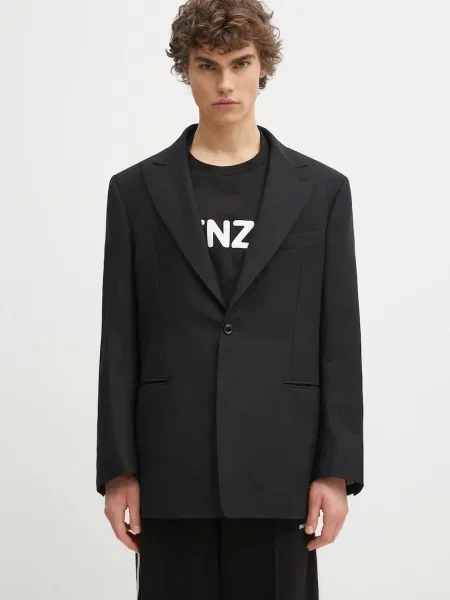 Vlněný oblek Needles černý