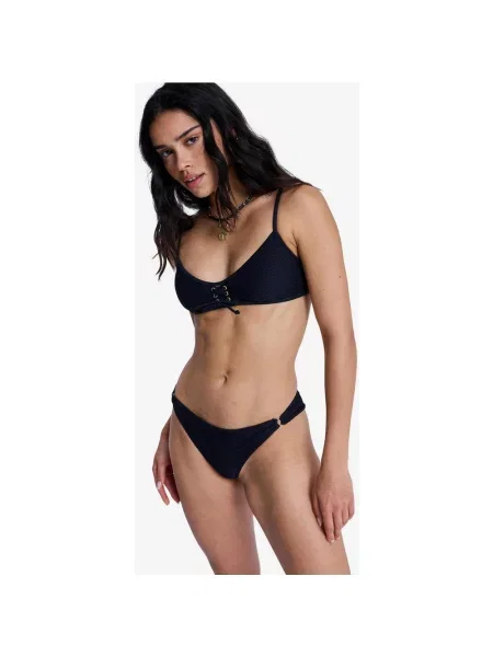 Majtki bikini Roxy Island czysty M czarny