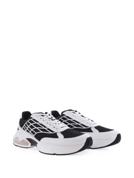 Sneakerși Mallet plasă alb