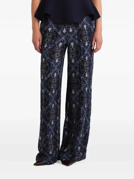 Pantaloni Cara Cara cu imagine albastru