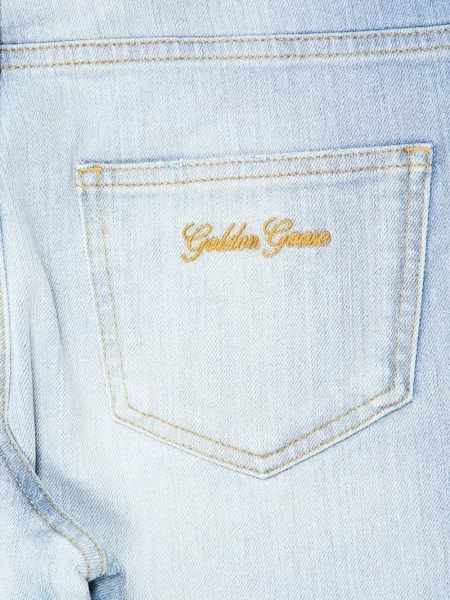 Jeansy dziecięce Golden Goose niebieskie