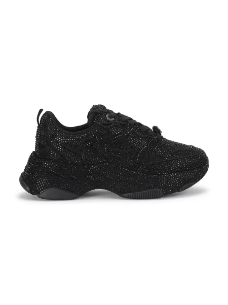 Kurt Geiger London Starlight Runner sportcipő női velúr fekete