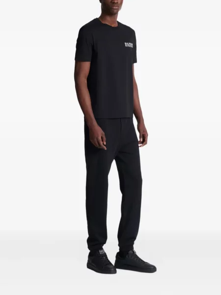 Tricou Balmain cu imagine negru