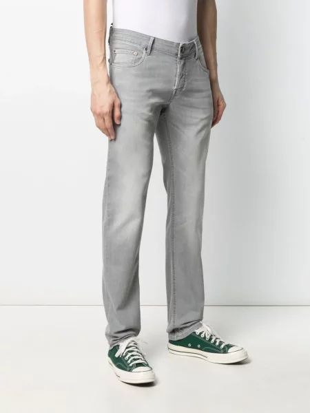 Traperice ravnih nogavica Hand Picked siva