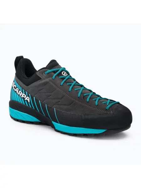 Черевики для трекінгу SCARPA Mescalito GTX чорно-блакитні блакитні