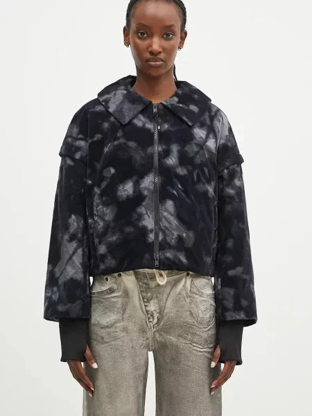 Geacă AOP Padded Jacket femei de iarnă oversized negru