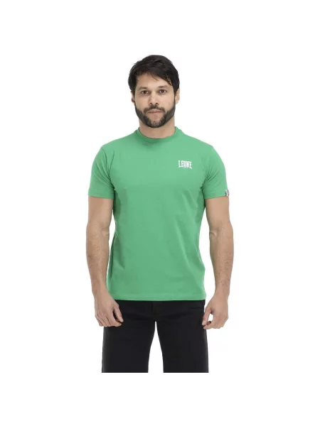 Scurt tricou Leone 1947 cu mâneci scurte cu autograf verde