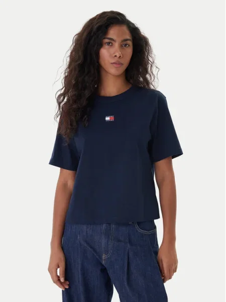 Tričko Tommy Jeans modrá