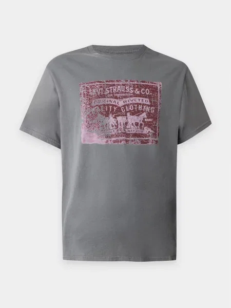 LEVI'S ® Tricou / roz / roșu burgundy gri