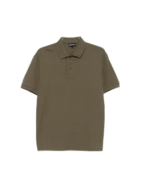 Koszulka polo Emporio Armani zielona