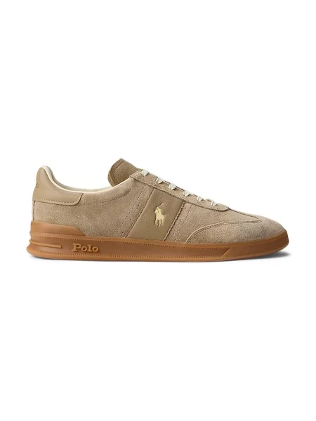Polo Ralph Lauren sneakers din piele întoarsă Hrt Aera Pp bej