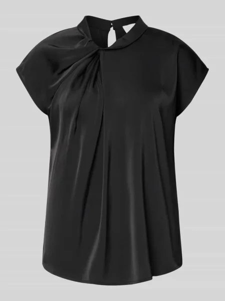 Satynowy top Neo Noir czarny