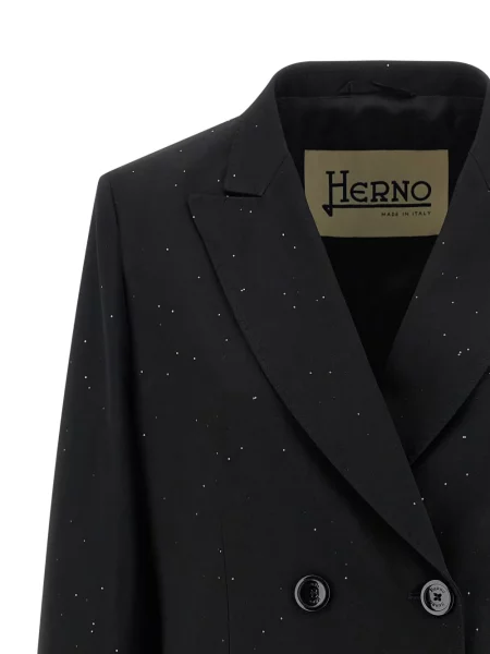 Sacou Herno cu paiete negru