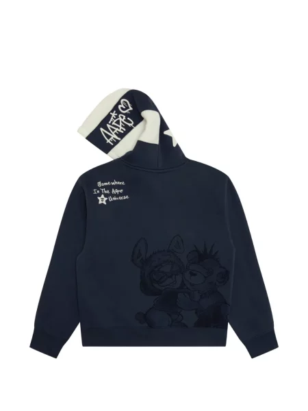 Raštuotas džemperis su gobtuvu Aape By *a Bathing Ape® mėlyna