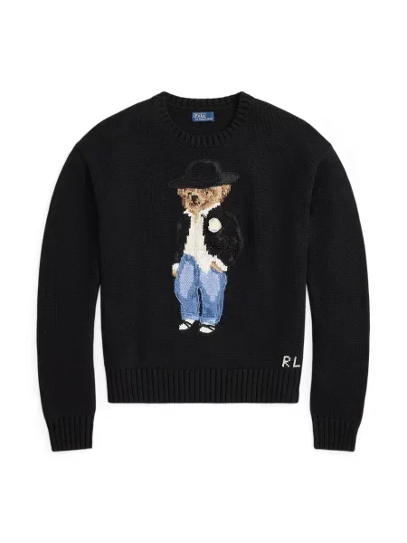 Polo Ralph Lauren Pulover bej deschis / albastru / maro deschis negru
