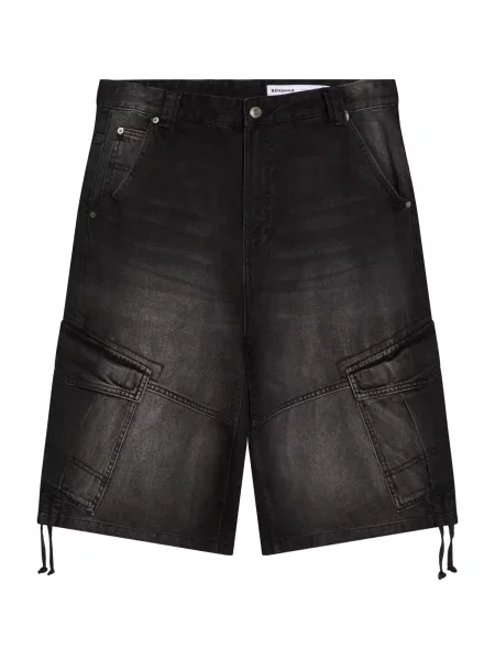 Bershka Džíny s džínovina černá