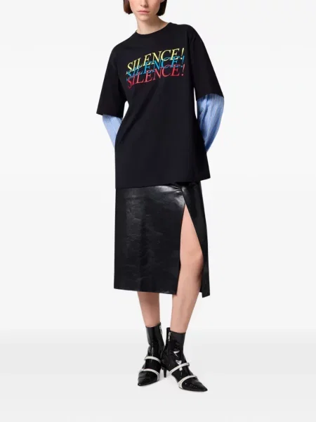 Tricou Msgm cu imagine negru