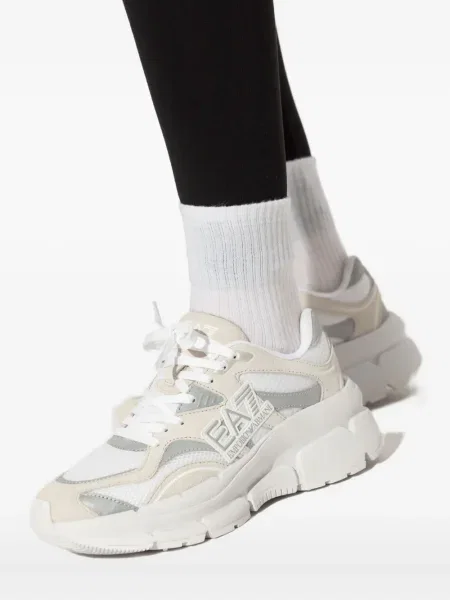 Sneakerși Ea7 Emporio Armani chunky alb
