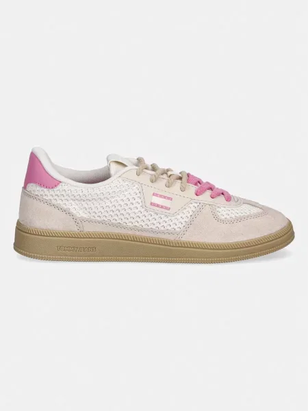 Tommy Jeans THE GREENWICH EDGE KNIT tenisky dámske béžová