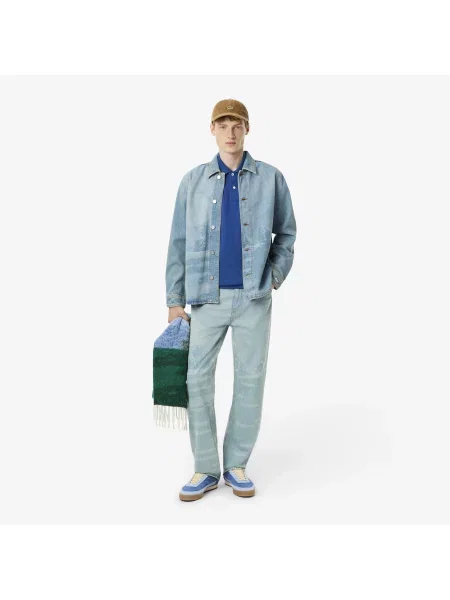 Lacoste Koszulka Polo Classic Fit Ciemnoniebieska niebieski