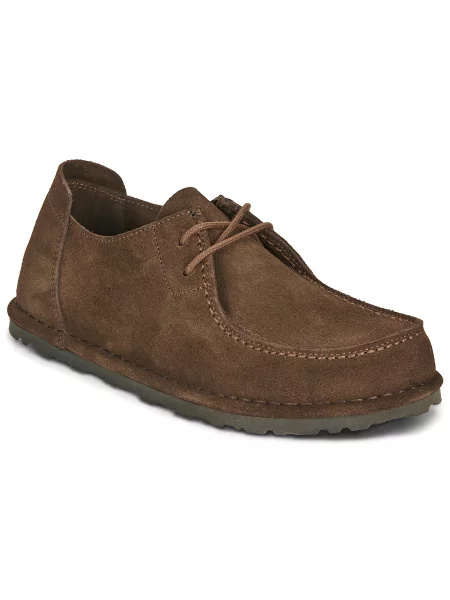 Pantofi Birkenstock din dantelă maro