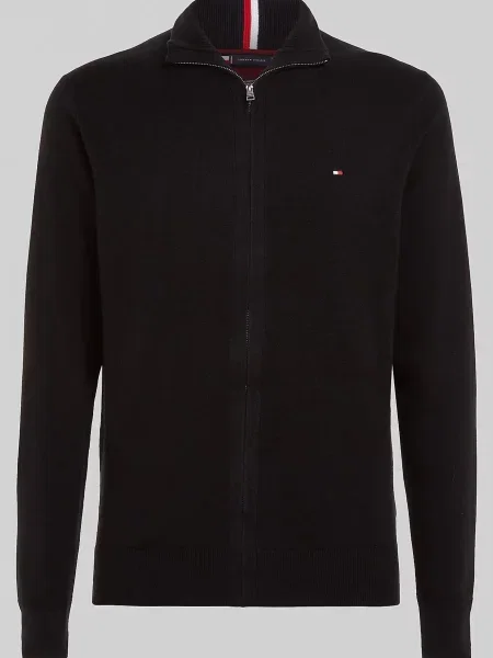 Кашемировый кардиган Tommy Hilfiger черный