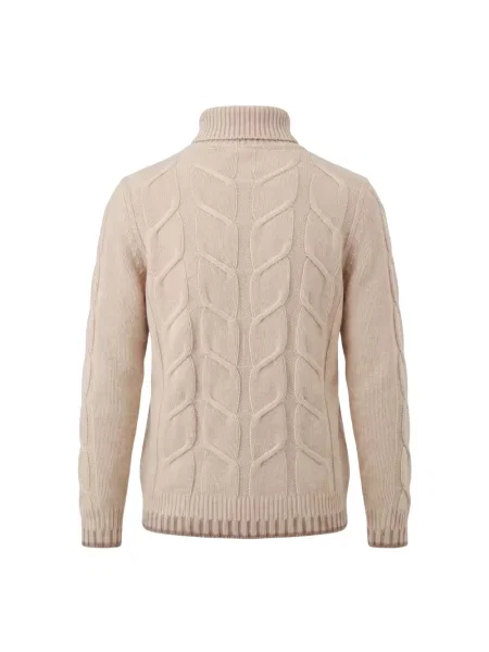 Sweter Altea wełniany beżowy