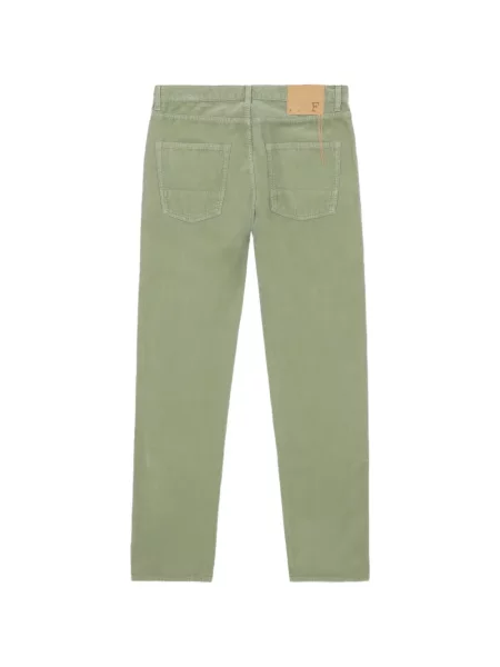 Pantaloni Fortela de catifea cord verde