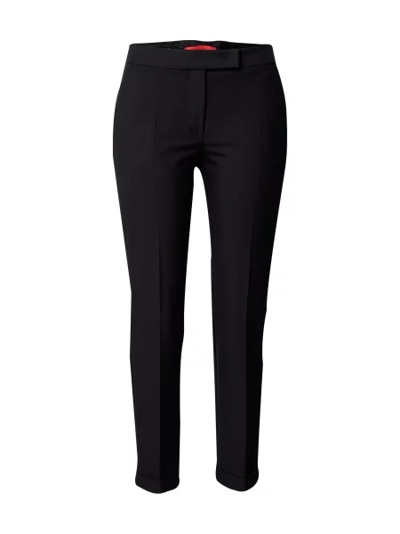 MAX&Co. Pantaloni cu dungă Monopoli' negru