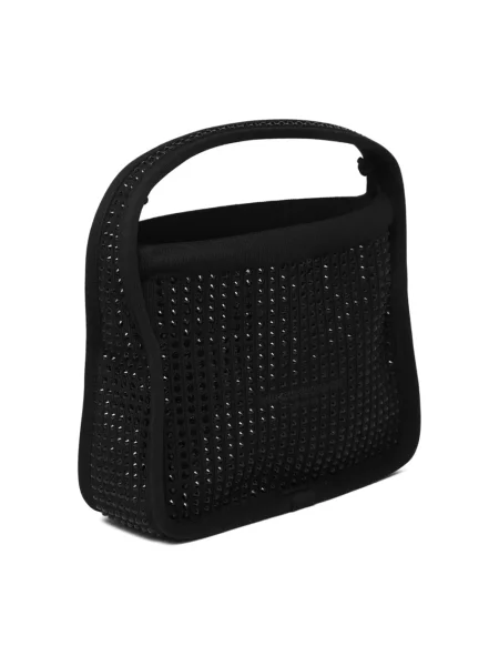 Torebka Alexander Wang z cekinami pleciona czarna