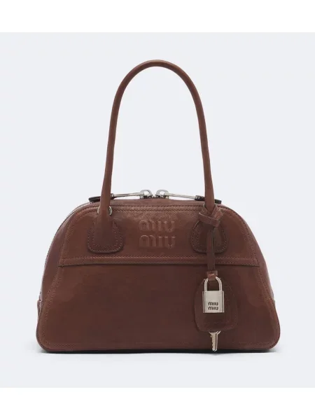 Geantă Miu Miu din piele maro