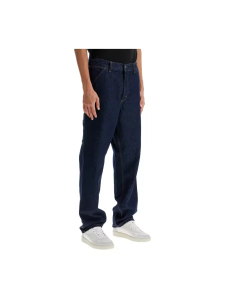 Jeansy Carhartt Wip niebieskie