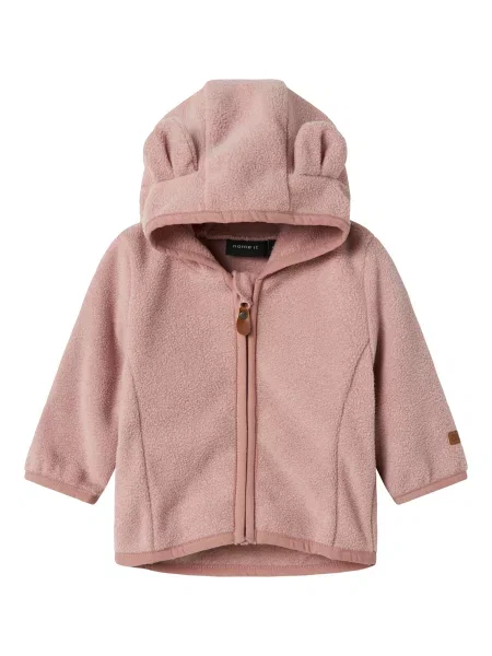 NAME IT Jachetă fleece NBNMeeko rosé